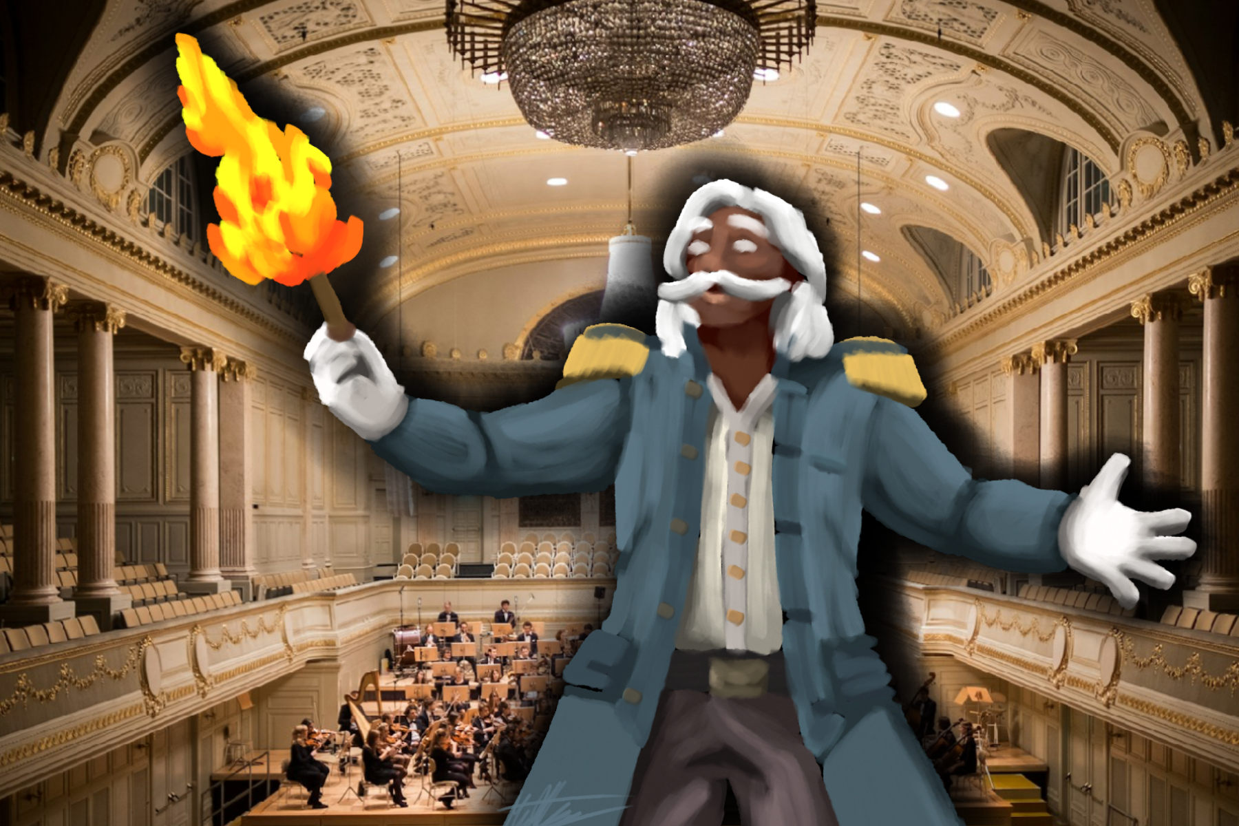 Image credits: Character model created via heroforge.com, digital painting by Matthew Jobson, photo by Manuel Nägeli on unsplash.com